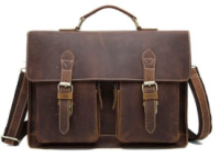 Портфель мужской из кожи Vintage 14774 Коричневый