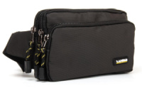 Сумка чоловіча на пояс Lanpad чорна