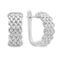 Серебряные серьги CatalogSilver без камней (2184331)