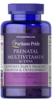 Puritan's Pride Prenatal Multivitamin with DHA 60 капсул