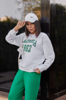 Спортивний жіночий костюм двонитка «Mason» | Норма і батал | Розпродаж моделі Зелений, 42-44