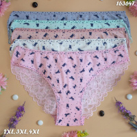 Труси сліпи жіночі Nicoletta Туреччина батал  3XL, 4XL 5 шт.