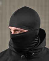 Літня балаклава CoollMax чорна ВТ7481