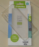 Чехол ColorWay Samsung A03s A037 AntiShock transparent