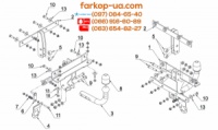 Тягово-сцепное устройство (фаркоп) Volvo C30 (2006-2012)