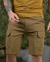 Міські стретчові шорти AHILES кайот ДЛ6356