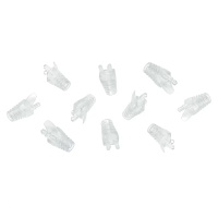 Колпачок изолирующий Merlion RJ-45 TRANSPARENT Cat.5/Cat.6 (100 шт/уп.) Q100