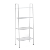 Стеллаж-этажерка четырехъярусный из металла 60х35х148см Белый SW-00002104