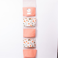 Подвесной органайзер на 5 отделений 20×58 (см) Розовый HP-41-13P