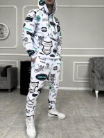 Теплий спортивний костюм худі+штани чоловічий