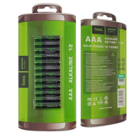Батарейки щелочные Hoco Alkaline AAA (LR03) 12 шт