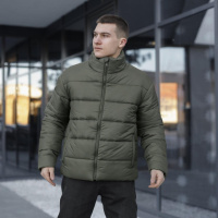 Зимова куртка утеплювач синтепух 300 г/м² від -5°C до -20°C олива