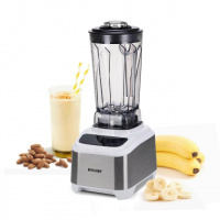 Блендер профессиональный BioChef Atlas Power Blender (Stainless Steel) - самый бесшумный супер блендер, белый