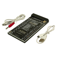 Плата активации и зарядки аккумуляторов Aida A-609++ с цифр. инд. (4G -12 Pro Max,HUAWEI,LENOVO,VIVO,MI,ZTE; кабели microUSB/USB A/штеккеры БП)