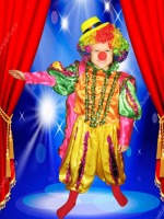 Клоун - детский карнавальный костюм на прокат