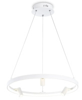 Светодиодная подвесная люстра SVLIGHT круглая 40W 23966/3 WT