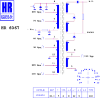 HR6067 472359.01 / 472359.10 PIONEER SLV2501 NORDMENDE COLOR 3035