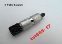 ВАЛ, ШЕСТЕРНЯ, ПРИВОД спидометра в сборе [ 12 зубьев ] ЯВА/JAWA 350, 634, 6V Made in КИТАЙ