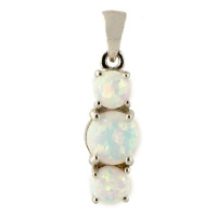 Серебряная подвеска CatalogSilver с опалом (0547558)