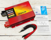 Инвертор 12v 1500W преобразователь напряжения