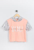 Жіноча футболка з паєтками