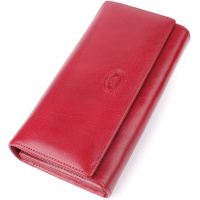 Вместительный женский кошелек из глянцевой натуральной кожи Tony Perotti 20893_1 (1911 rosso) Красный