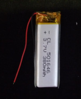 Акумулятор CL 501646 - 3.7V - 380mAh