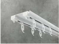 алюмінієвий профіль подвійний (модель 14) чорний, білий