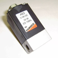 Розподільник електро пневматичний 3/2-1/8 24V DC CAMOZZI Італія