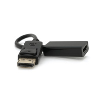 Конвертер Display Port (папа) на HDMI(мама) 30cm, Black, 4K, Пакет