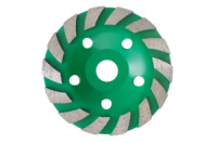 Чашка алмазная Рамболд 125 x 22.2 мм турбо зеленая (125 Т-З)