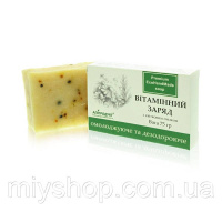 Крафтовое мыло «Витаминный заряд» с пчелиной цветочной пыльцой 75 г Апипродукт