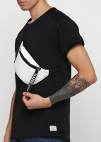 Сумка на пояс бананка високої якості українського виробництваКомфорт  - біла зі стрічкою