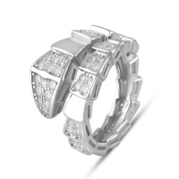 Серебряное кольцо CatalogSilver с фианитами, вес изделия 6,51 гр (2102694) 18.5 размер