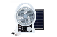 Портативний вентилятор акумуляторний з сонячною батареєю (N288)