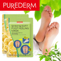 Педикюрні шкарпетки Purederm Shiny Soft Foot Peeling Mask
