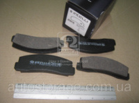 Колодка тормозная передняя ВАЗ 2121-2123 (компл. 4 шт.) (пр-во Intelli)