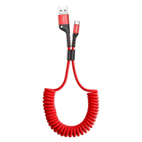 Дата кабель Baseus Fish Eye Spring Type-C Cable 2A (1m) (CATSR) (Червоний) - купити в SmartEra.ua