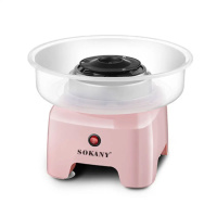 Апарат для солодкої вати Sokany SK-520 настільний, рожевий