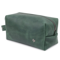 Шкіряна косметичка унісекс GRANDE PELLE 11573 Зелений