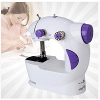 Швейная машинка портативная FHSM 201 Mini Sewing Machine с адаптером