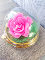 Мило ручної роботи « Рожева троянда»