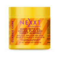 Маска Nexxt с маслом арганы, льна и миндаля для сухих, ослабленных и окрашенных волос 500 мл