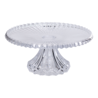 Тортовница на ножке 25 см стеклянная HP-19-138