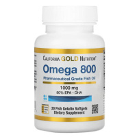 California Gold Nutrition Omega 800 80% EPA/DHA 1000 mg 30 капсул