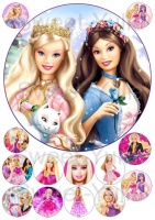 Вафельные картинки на тему: Барби