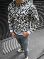 Худі комбінований | 6-206