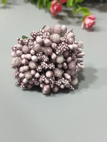 Тычинка «незабудка»/ светло пудровый/ цена за букет 12 веточек