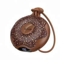 Грелка для рук Hoco J168 двусторонняя brown