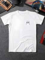 Футболка з ДТФ (короткий рукав) - Білий - 62-147